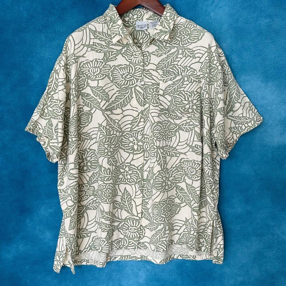 Carolina Colours Plus Short-Sleeve Shirt, Women's 26W